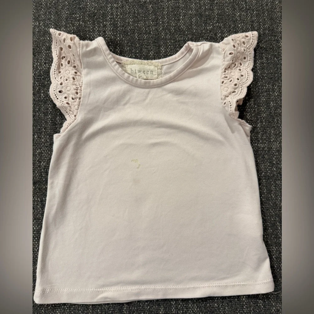 btween Cream Top with Floral Multi-Color Pants Matching Set - Picture 2 of 3